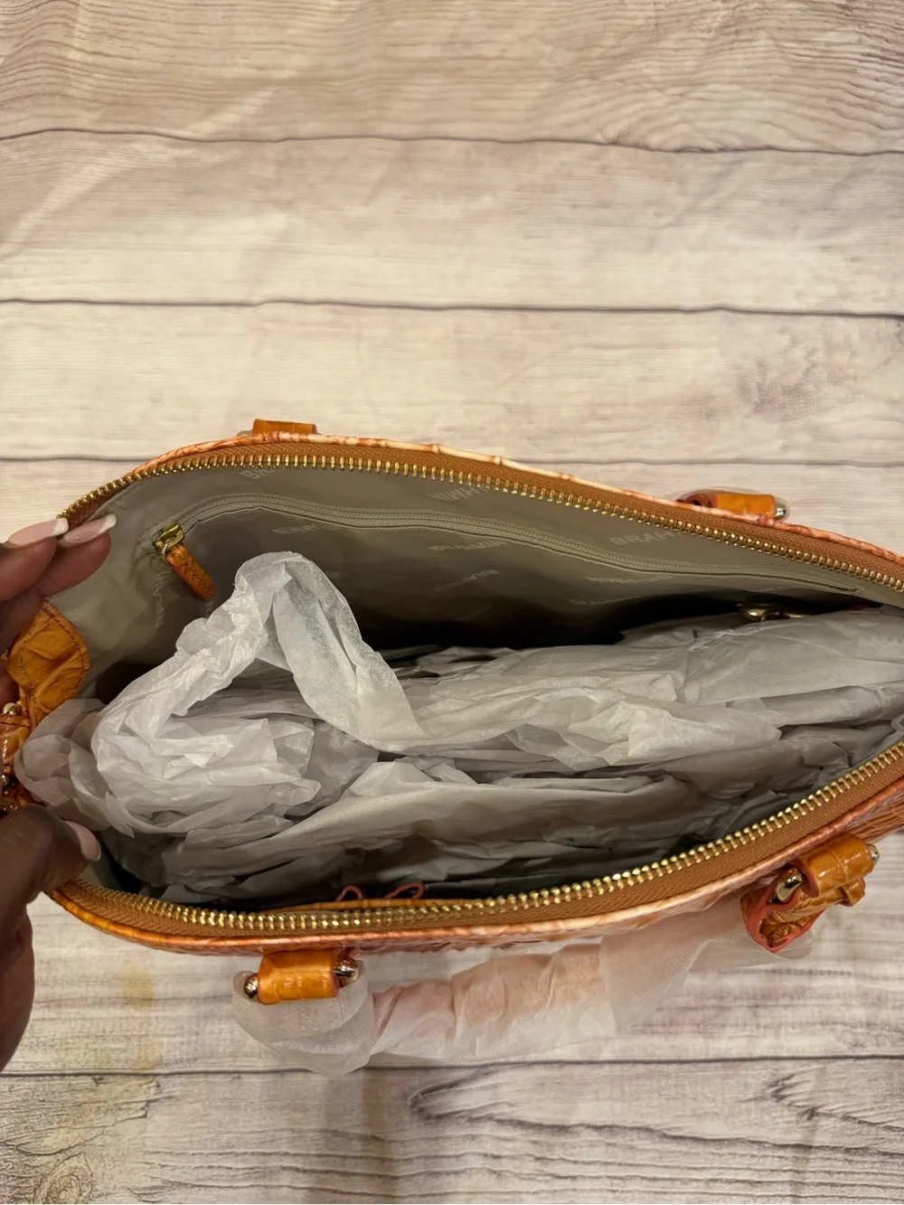 Brahmin Large Duxbury Satchel & Wallet SET